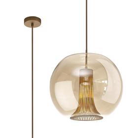 M8528  Kriss Squircle Pendant 1 Light Bronze